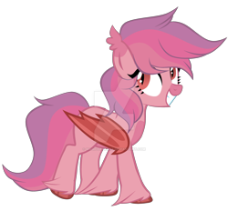 Size: 1280x1242 | Tagged: safe, artist:magicdarkart, imported from derpibooru, oc, oc only, bat pony, pony, deviantart watermark, female, mare, obtrusive watermark, simple background, solo, transparent background, watermark