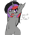 Size: 719x824 | Tagged: safe, artist:color-spark, artist:psicarii, imported from derpibooru, oc, oc only, oc:jinx, semi-anthro, unicorn, female, mare, simple background, solo, white background