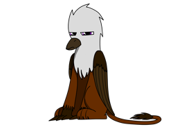 Size: 2160x1582 | Tagged: safe, artist:somber, imported from derpibooru, oc, oc only, oc:kasimir longtalons, griffon, fallout equestria, colored, fallout equestria: longtalons, flat colors, solo