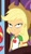 Size: 266x452 | Tagged: safe, imported from derpibooru, screencap, applejack, equestria girls, equestria girls series, holidays unwrapped, spoiler:eqg series (season 2), animation error, applejack's hat, bags under eyes, blizzard or bust, clothes, cowboy hat, cropped, denim skirt, female, geode of super strength, hat, lidded eyes, magical geodes, skirt, wall eyed