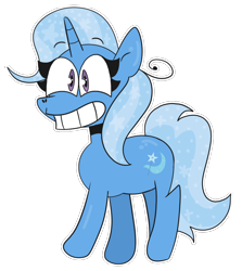 Size: 896x1006 | Tagged: safe, artist:zanoxys, imported from derpibooru, trixie, pony, unicorn, female, grin, mare, simple background, smiling, solo, transparent background