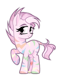 Size: 1024x1335 | Tagged: safe, artist:chococolte, imported from derpibooru, oc, oc only, earth pony, pony, base used, female, mare, simple background, solo, transparent background