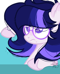 Size: 1040x1278 | Tagged: safe, artist:shykahgs-artz, artist:sunrisesparksyt, deleted from derpibooru, imported from derpibooru, oc, oc:shyni moon sparkle, pony, unicorn, base used, female, glasses, mare, simple background, solo, transparent background