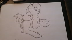 Size: 3264x1836 | Tagged: safe, artist:firestarter, imported from derpibooru, pony, sketch, traditional art