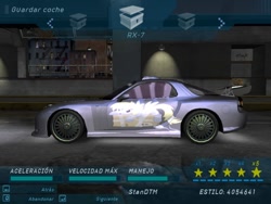 Size: 800x600 | Tagged: safe, imported from derpibooru, derpy hooves, pony, car, game screencap, itasha, mazda, mazda rx-7, need for speed, need for speed underground, video game