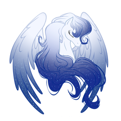 Size: 1920x1920 | Tagged: safe, artist:angelea-phoenix, imported from derpibooru, oc, oc only, oc:soul whisper, pegasus, pony, bust, female, mare, portrait, simple background, solo, transparent background