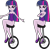 Size: 549x534 | Tagged: safe, artist:erichgrooms3, artist:selenaede, imported from derpibooru, twilight sparkle, human, equestria girls, arms folded, bare arms, bare shoulders, base used, clothes, crossed arms, cute, female, leotard, looking at you, sexy, shoes, sitting, smiling, solo, twiabetes, unicycle, vector