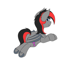 Size: 1600x1400 | Tagged: safe, artist:luriel maelstrom, imported from derpibooru, oc, oc only, oc:shadie, bat pony, pony, cutie mark, fangs, looking back, solo, two toned mane