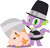 Size: 3523x3388 | Tagged: safe, artist:porygon2z, imported from derpibooru, owlowiscious, spike, bird, dragon, owl, abuse, animal abuse, clothes, costume, duo, female, frown, glare, grape, grin, hairless, holiday, leaves, male, op is a duck, owlabuse, plucked, simple background, smiling, squee, thanksgiving, transparent background, unamused, wat