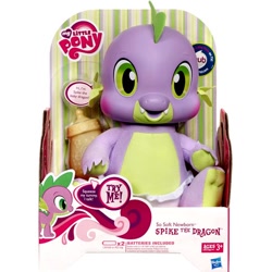 Size: 560x560 | Tagged: safe, imported from derpibooru, spike, dragon, baby, baby dragon, irl, male, photo, so soft, solo, toy, younger