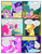 Size: 612x792 | Tagged: safe, artist:newbiespud, edit, edited screencap, imported from derpibooru, screencap, angel bunny, applejack, fluttershy, harry, pinkie pie, rarity, spike, twilight sparkle, bear, dragon, ferret, pony, rabbit, squirrel, unicorn, comic:friendship is dragons, animal, bread, clothes, comic, cup, dialogue, dress, eyes closed, fake beard, female, food, freckles, grin, hat, male, mare, picnic blanket, screencap comic, slit eyes, slit pupils, smiling, star swirl the bearded costume, teacup, teapot, toast, unicorn twilight, worried