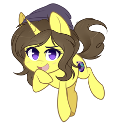 Size: 1968x2000 | Tagged: safe, artist:higgly-chan, imported from derpibooru, oc, oc only, oc:astral flare, pony, unicorn, adorable face, beanie, blushing, cute, hat, raised hoof