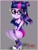 Size: 1536x2042 | Tagged: safe, artist:artmlpk, imported from derpibooru, sci-twi, twilight sparkle, equestria girls, alternate hairstyle, clothes, converse, cute, design, female, looking at you, shoes, smiling, solo, tanktop