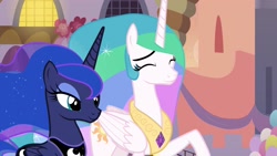 Size: 1920x1080 | Tagged: safe, imported from derpibooru, screencap, princess celestia, princess luna, pony, the last problem