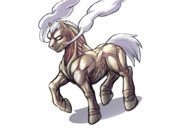 Size: 1600x1200 | Tagged: safe, artist:noupie, imported from derpibooru, pony, anime, armored titan, attack on titan, ponified