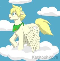 Size: 700x705 | Tagged: safe, artist:kat-koshkova, imported from derpibooru, pony, beyblade, max tate, ponified