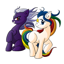 Size: 894x894 | Tagged: safe, artist:xkappax, imported from derpibooru, pony, anime, ponified, rainbow brite, skydancer (rainbow brite), starlite