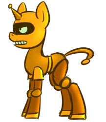 Size: 1000x1150 | Tagged: safe, artist:tina-chan, imported from derpibooru, pony, bender bending rodriguez, bender bending rodríguez, calculon, futurama, ponified