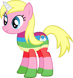 Size: 3096x3333 | Tagged: safe, artist:doctor-g, imported from derpibooru, pony, adventure time, lady rainicorn, ponified