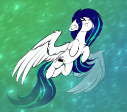 Size: 3701x3283 | Tagged: safe, artist:airfly-pony, imported from derpibooru, oc, oc only, oc:lucy vectors, pegasus, pony, eyes closed, patreon, patreon reward, smiling, solo