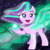 Size: 1000x1000 | Tagged: safe, artist:illumnious, edit, imported from derpibooru, starlight glimmer, pony, unicorn, the ending of the end, artificial wings, augmented, female, magic, magic wings, mare, put it on my tab, smug, smuglight glimmer, solo, wings