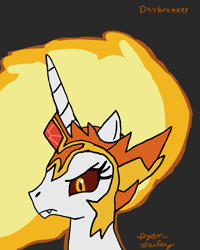 Size: 800x1000 | Tagged: safe, artist:dialgazkai, imported from derpibooru, daybreaker, alicorn, pony, female, solo