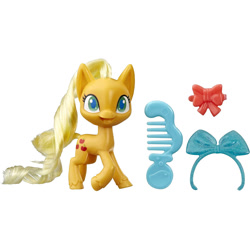 Size: 1500x1500 | Tagged: safe, imported from derpibooru, applejack, earth pony, pony, my little pony: pony life, brushable, female, g4.5, merchandise, reveal the magic, solo, toy