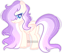 Size: 2370x2030 | Tagged: safe, artist:kurosawakuro, imported from derpibooru, oc, oc only, pegasus, pony, base used, female, hair over one eye, heart eyes, offspring, parent:fluttershy, parent:shining armor, parents:flutterarmor, simple background, solo, transparent background, wingding eyes