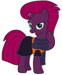 Size: 854x1032 | Tagged: safe, artist:徐詩珮, imported from derpibooru, fizzlepop berrytwist, tempest shadow, pony, unicorn, series:sprglitemplight life jacket days, series:springshadowdrops life jacket days, alternate universe, base used, broken horn, clothes, cute, horn, lifejacket, scarf, simple background, tempestbetes, transparent background