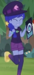 Size: 270x593 | Tagged: safe, imported from derpibooru, screencap, space camp, space camp (character), equestria girls, equestria girls series, the road less scheduled, the road less scheduled: microchips, spoiler:eqg series (season 2), cropped, happy