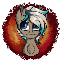 Size: 3634x3539 | Tagged: safe, artist:lux-arume, artist:luxsimx, imported from derpibooru, oc, oc only, oc:lockheart, pegasus, pony, chest fluff, leaves, male, simple background, solo, stallion, transparent background