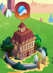 Size: 381x524 | Tagged: safe, imported from derpibooru, pony, gameloft, limited-time story, mansion, the anonymous campsite