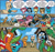 Size: 1795x1699 | Tagged: safe, artist:brendahickey, idw, imported from derpibooru, applejack, hoggle, mayor mare, rodger dodger, run-around, tinsel hat, wooly, bird, earth pony, pigeon, pony, unicorn, friends forever, spoiler:comic, spoiler:comicff15, carrot, comic, female, food, food transformation, fruit, guano, kiwi (food), kiwi fruit, male, mare, poop, stallion, vegetables