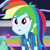 Size: 1080x1080 | Tagged: safe, imported from derpibooru, screencap, rainbow dash, equestria girls, equestria girls series, holidays unwrapped, spoiler:eqg series (season 2), cropped, dashing through the mall, female