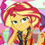 Size: 770x770 | Tagged: safe, imported from derpibooru, screencap, sunset shimmer, equestria girls, equestria girls series, holidays unwrapped, spoiler:eqg series (season 2), cropped, dashing through the mall, drink, female, fruit, geode of empathy, looking at you, magical geodes, soda
