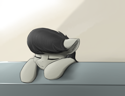 Size: 960x739 | Tagged: safe, artist:d.w.h.cn, imported from derpibooru, octavia melody, earth pony, pony, adorkable, cheek fluff, cute, dork, eyes closed, female, hnnng, mare, sleeping, solo, tavibetes