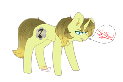 Size: 1024x683 | Tagged: safe, artist:diantrex, imported from derpibooru, oc, oc only, oc:ashley, pony, unicorn, female, solo, swearing, vulgar