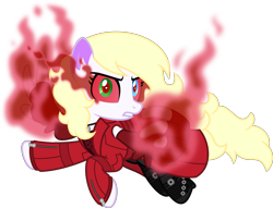 Size: 1280x977 | Tagged: safe, artist:mlp-trailgrazer, imported from derpibooru, oc, oc only, oc:feather paint, pegasus, pony, female, heterochromia, mare, scarlet witch, simple background, solo, transparent background