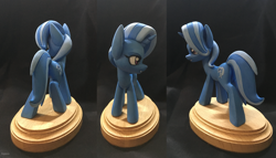 Size: 4656x2664 | Tagged: safe, artist:h1ppezz, imported from derpibooru, trixie, pony, craft, irl, photo, sculpture, solo