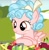 Size: 250x256 | Tagged: safe, imported from derpibooru, screencap, cozy glow, pony, marks for effort, apple, barrel, cozybetes, cropped, cute, female, food, pure concentrated unfiltered evil of the utmost potency, pure unfiltered evil, solo