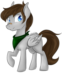 Size: 819x966 | Tagged: safe, artist:jovalic, imported from derpibooru, oc, oc only, oc:fuselight, pegasus, pony, male, solo, stallion