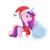 Size: 3300x3300 | Tagged: safe, artist:iceflare0714, imported from derpibooru, princess cadance, alicorn, pony, christmas, clothes, costume, female, glowing horn, hat, holiday, horn, padoru, santa costume, santa hat, solo