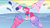 Size: 2880x1620 | Tagged: safe, imported from derpibooru, screencap, blueberry taffy, lilac links, pinkie pie, swirly cotton, wildberry, earth pony, pony, season 1, winter wrap up, background pony, eyes closed, female, ice, ice skates, mare, singing, snow, unnamed pony, weather team, winter wrap up song, winter wrap up vest