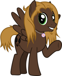 Size: 795x973 | Tagged: safe, artist:lightningbolt, derpibooru exclusive, imported from derpibooru, oc, oc only, oc:mellow rhythm, pegasus, pony, 2020 community collab, derpibooru community collaboration, .svg available, grin, jewelry, long mane, looking at you, male, necklace, show accurate, simple background, smiling, solo, spread wings, stallion, standing, svg, transparent background, underhoof, vector, waving, wings