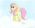 Size: 900x720 | Tagged: safe, artist:rule1of1coldfire, imported from derpibooru, fluttershy, pony, cloud, female, solo