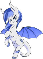 Size: 914x1244 | Tagged: safe, artist:t72b, derpibooru exclusive, imported from derpibooru, oc, oc only, oc:strategic surprise, bat pony, dracony, dragon, hybrid, original species, pony, 2020 community collab, derpibooru community collaboration, bat pony oc, bat wings, ear fluff, fangs, male, rearing, simple background, solo, stallion, transparent background, wings