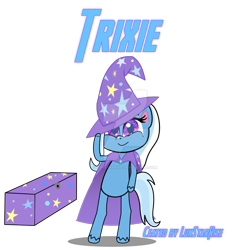 Size: 894x894 | Tagged: safe, artist:lunstarrise, imported from derpibooru, trixie, pony, my little pony: pony life, g4.5, hilarious in hindsight, misspelling