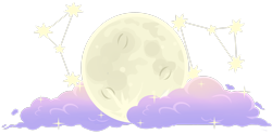 Size: 3475x1726 | Tagged: safe, artist:peachesandcreamated, imported from derpibooru, oc, oc:moonaroon, cloud, constellation, cutie mark, cutie mark only, full moon, moon, no pony, simple background, transparent background