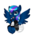 Size: 850x900 | Tagged: safe, artist:helithusvy, artist:thanhvy15599, imported from derpibooru, oc, oc only, oc:ludio amor, pegasus, pony, animated, blinking, blue eyes, clothes, commission, gif, open mouth, pegasus oc, simple background, solo, white background, ych animation, ych result