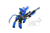 Size: 1500x1000 | Tagged: safe, anonymous artist, imported from derpibooru, oc, oc only, oc:lucky star (xponi), pony, unicorn, fanfic:xponi, fanfic art, female, leonine tail, red eyes, simple background, solo, weapon, x-com, xcom: enemy unknown